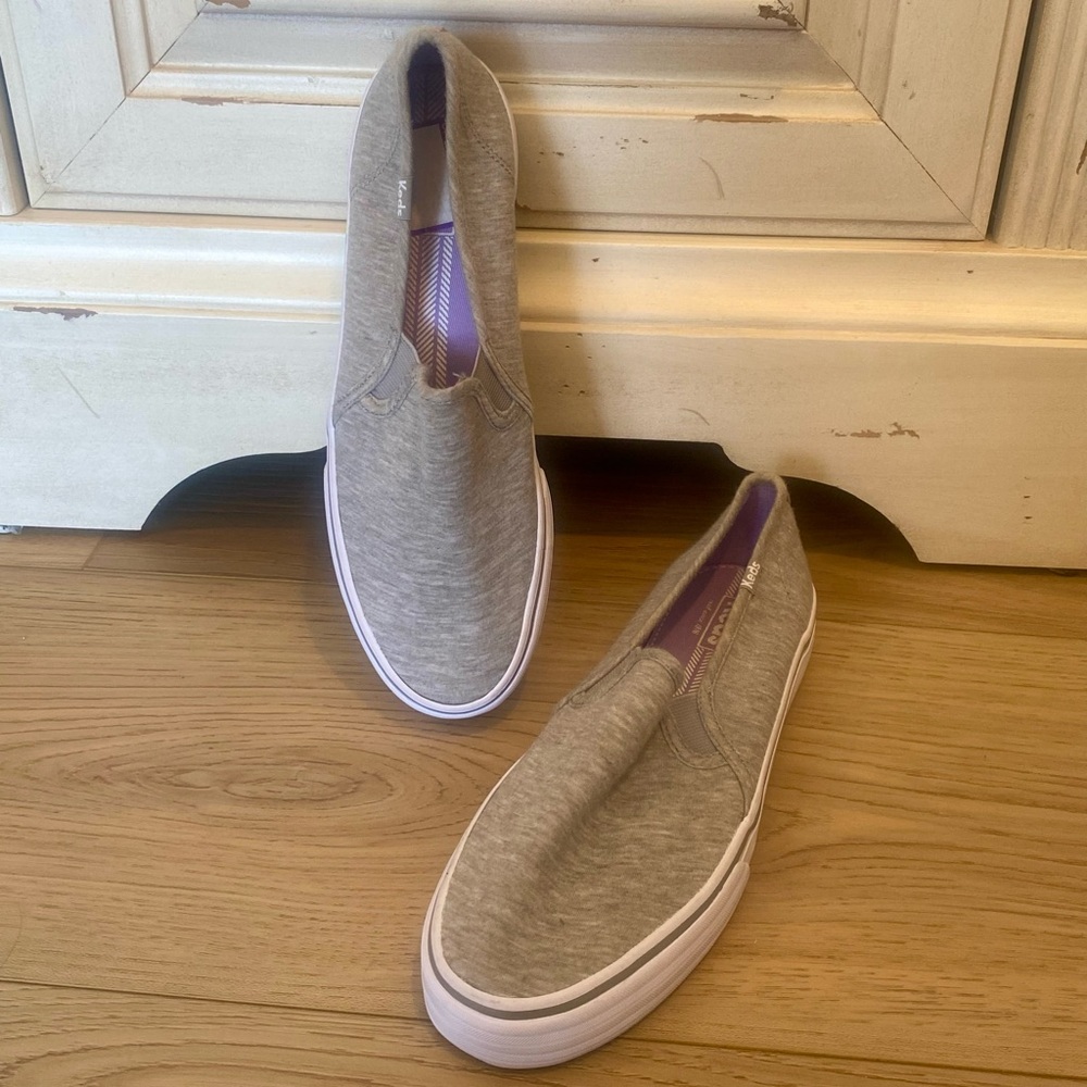 Grey, Keds, size 9, slip-ons